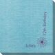Corner Text with Daisy Design Bamboo Luxe Napkins Image 1 of 2